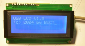 USB-LCD 20x4 blue
